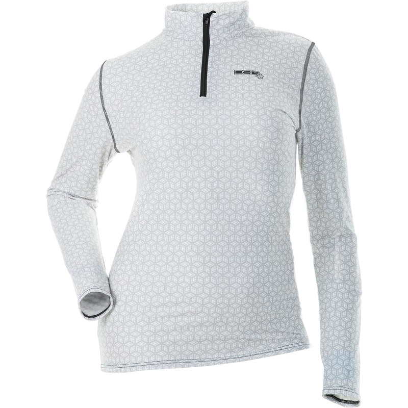DIVAS D TECH BASE LAYER SHIRT WHITE SNOWFLAKE MD 98883
