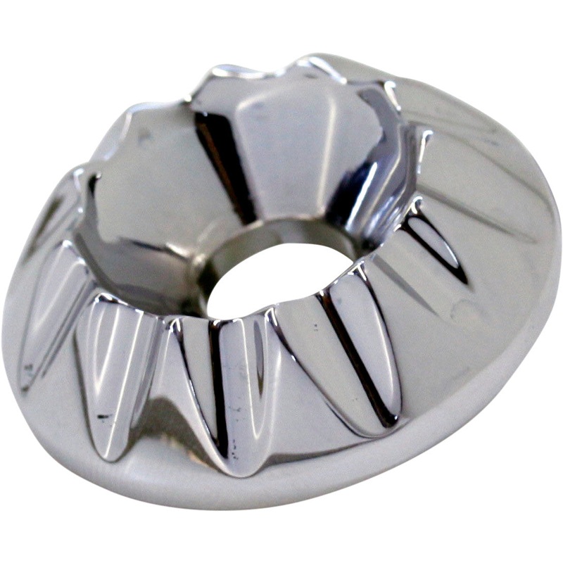 BAGGERNATION AXLE W/YAFTERBURNER CAPS CHROME 08-UP 25MM YAXLE-08-YB-C