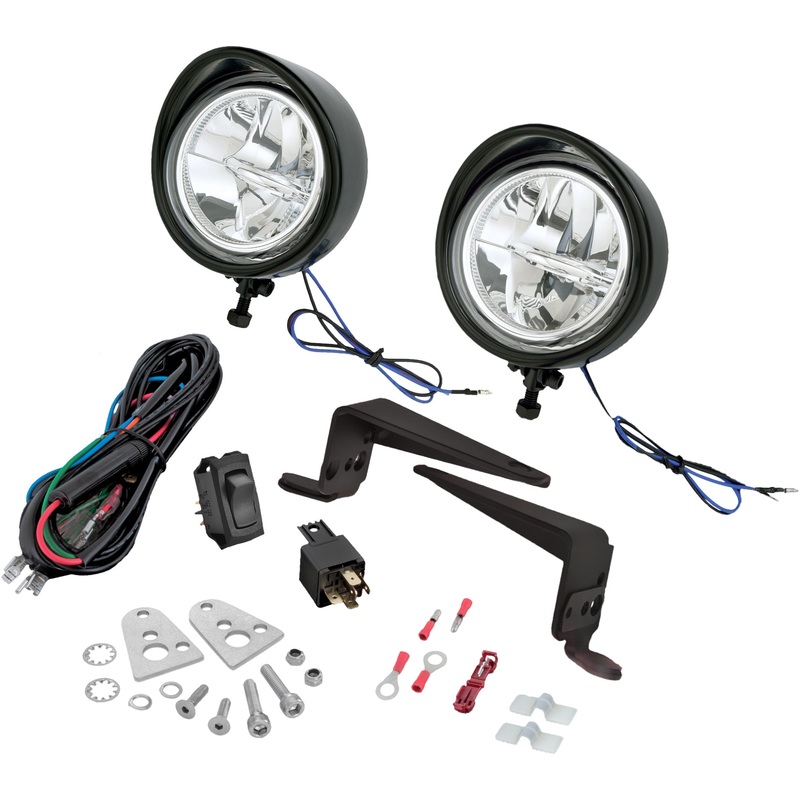 BIG BIKE PARTS 3 1/2" BLACK LED KIT VICTORY 30-110LBK