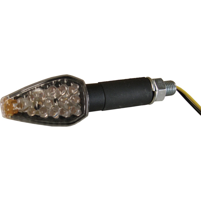 DMP NEW ARROW 9 LED MARKER LIGHTS CARBON LONG W/SMOKE LENS 900-0085