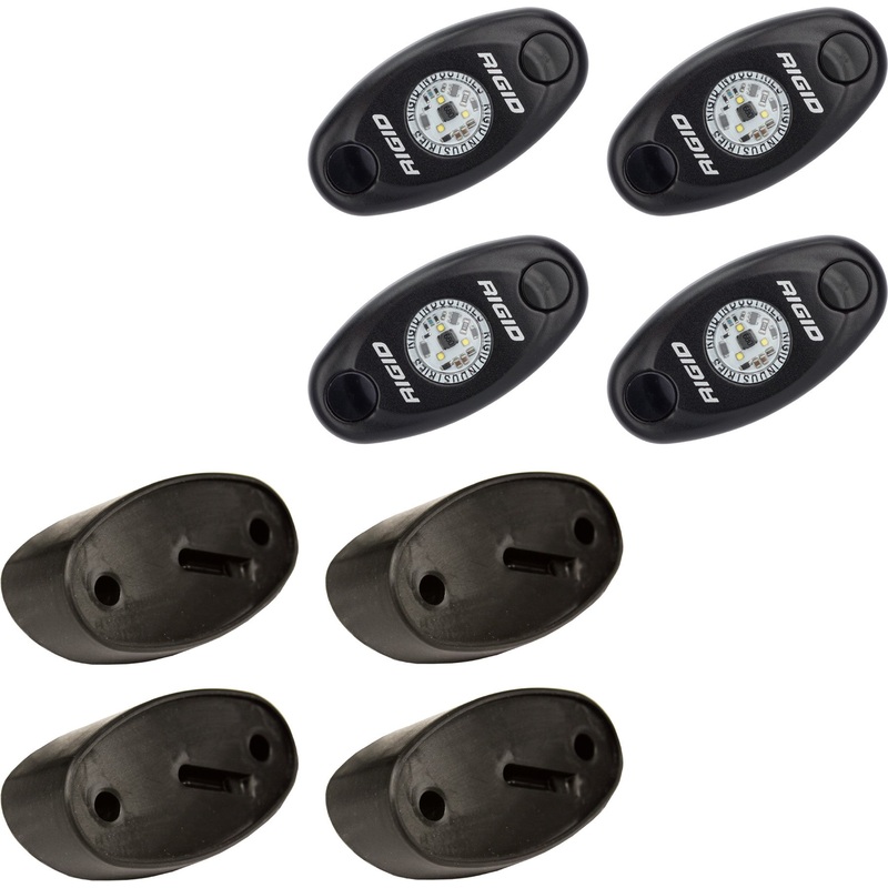 RIGID ROCK LIGHT KIT RED /4 400213