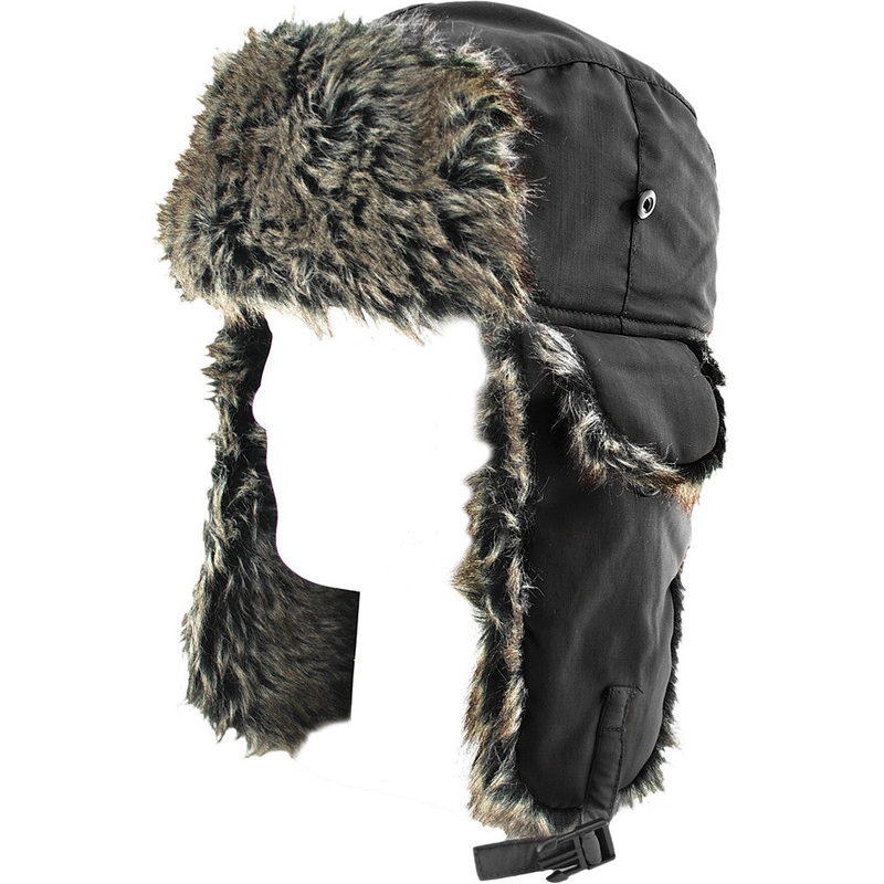 ZAN COLDWEATHER TROOPER HAT BLACK WTH114