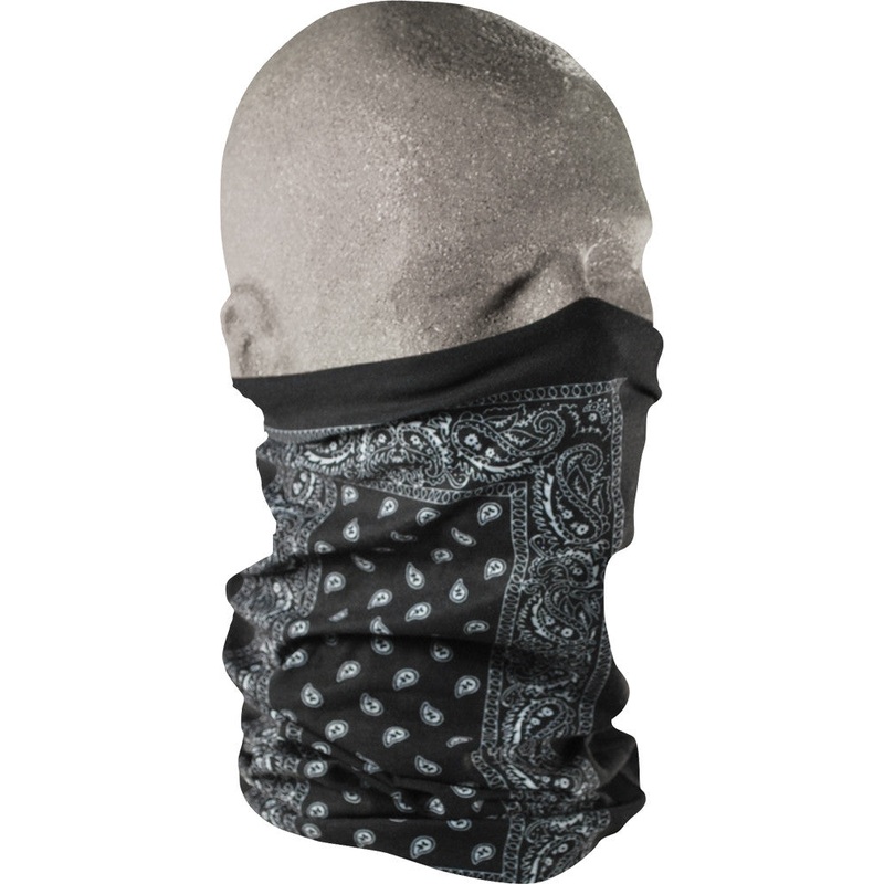 ZAN MOTLEY TUBE BLACK PAISLEY T101