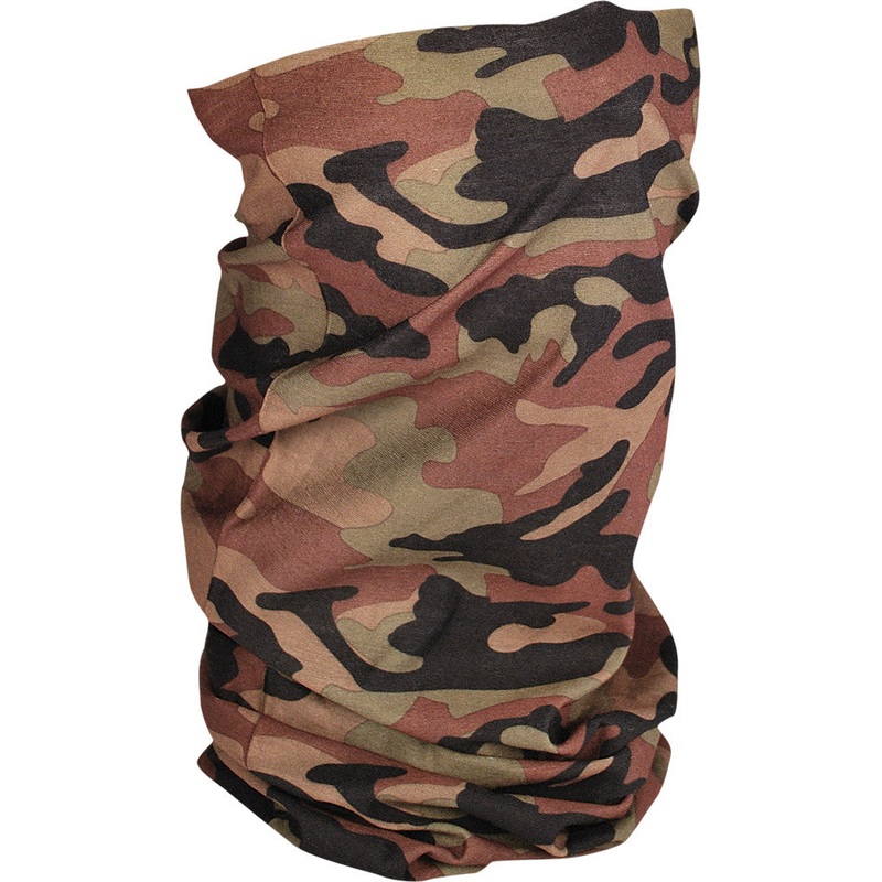 ZAN MOTLEY TUBE FLEECE LINED WOODLAND CAMO/LIME HI-VIS TF118HV
