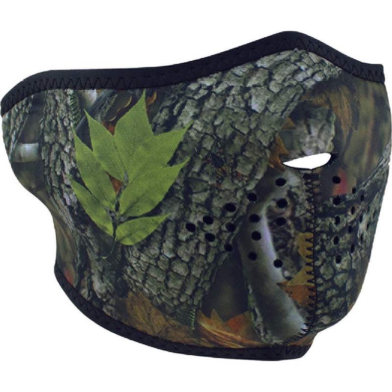 ZAN NEOPRENE HALF MASK FOREST CAMO WNFM238H