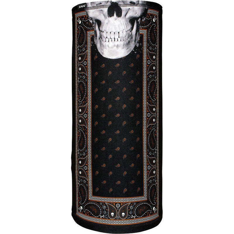 ZAN SPORTFLEX MOTLEY TUBE BLACK/ORANGE CLASSIC BANDANA TL197