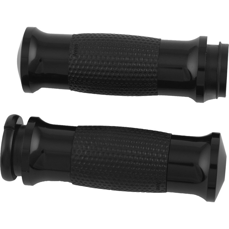 AVON AIR GEL GRIPS W/F-B-W THROTTLE BLACK GEL-70-ANO-FLY