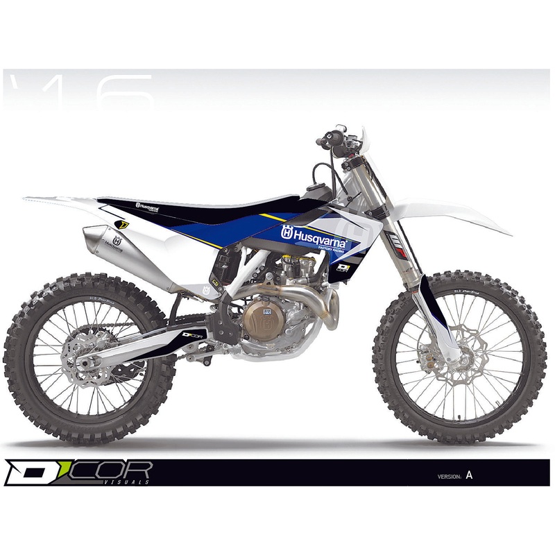 D'COR COMPLETE GRAPHIC KIT WHITE 20-70-400-WH
