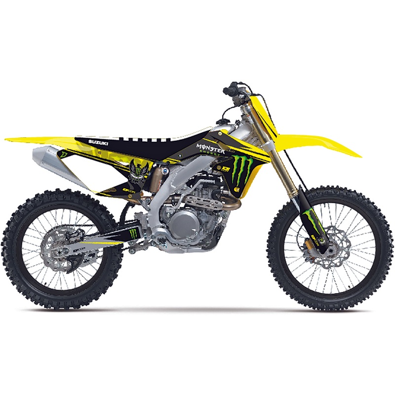 D'COR COMPLETE KIT MONSTER ENERGY BLACK 20-40-126