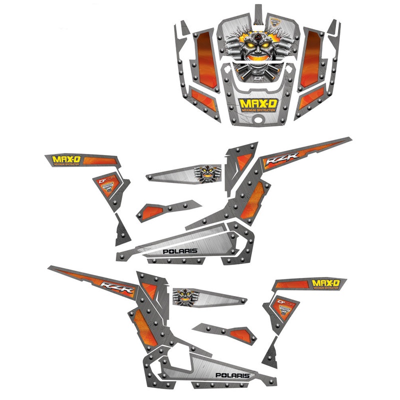 D'COR MAX-D POL 2 DOOR COMPLETE GRAPHIC KIT 20-60-104
