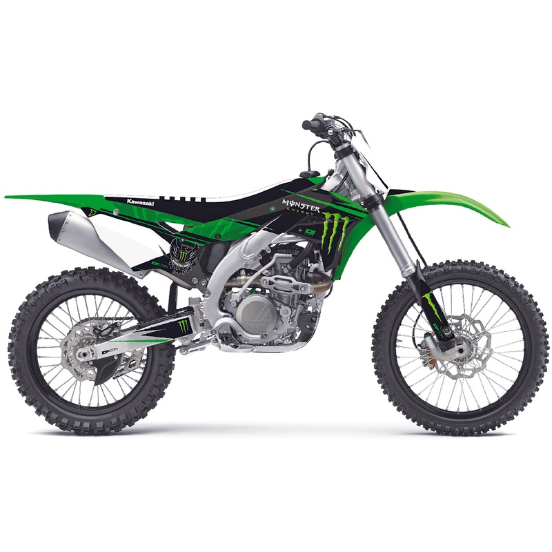 D'COR MONSTER ENERGY KXF 450 '16-17 COMPLETE GRAPHIC KIT 20-20-460