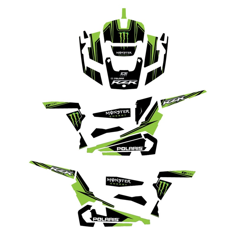 D'COR MONSTER POL 2 DOOR COMPLETE GRAPHIC KIT 20-60-100