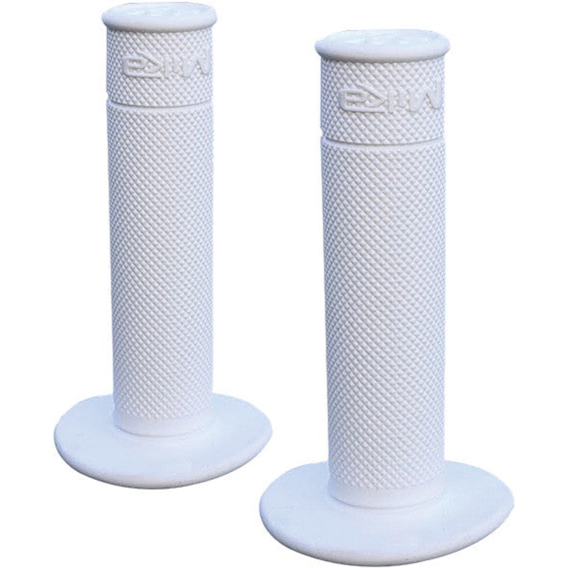 MIKA METALS 50/50 WAFFLE GRIPS (ALPINE WHITE) GRIPS-WHITE