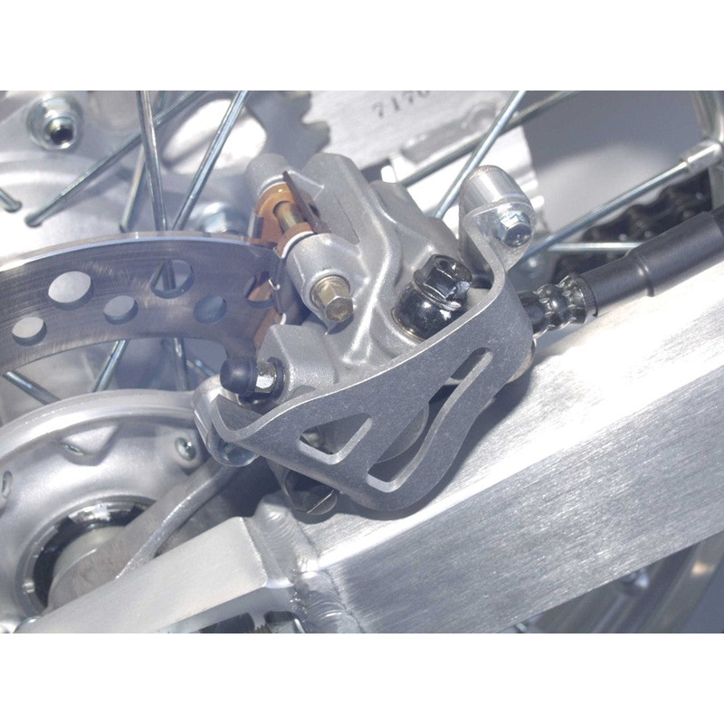 WORKS ALUM REAR CALIPER GUARD YZ WR 25-030