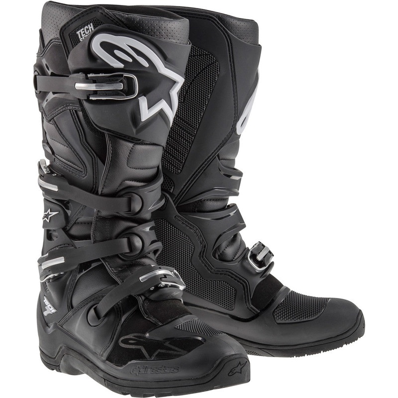 ALPINESTARS TECH 7 ENDURO BOOTS BLACK SZ 09 2012114-10-9