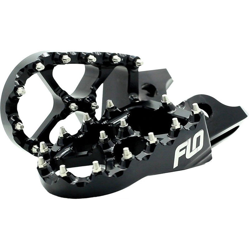 FLO MOTORSPORTS PRO SERIES FOOT PEGS BLACK FPEG-792BLK