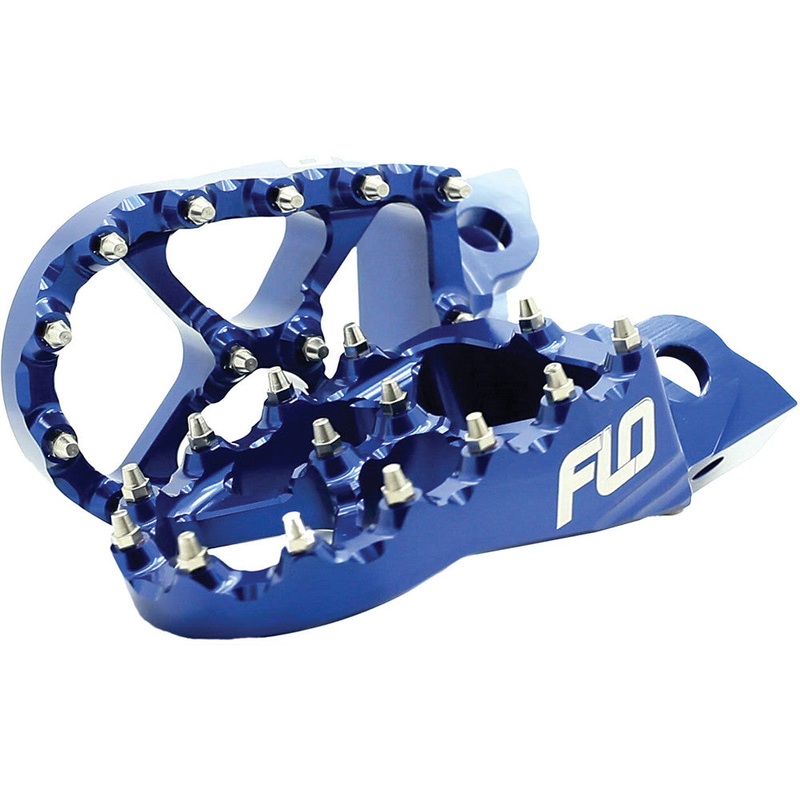 FLO MOTORSPORTS PRO SERIES FOOT PEGS BLUE FPEG-792BLU