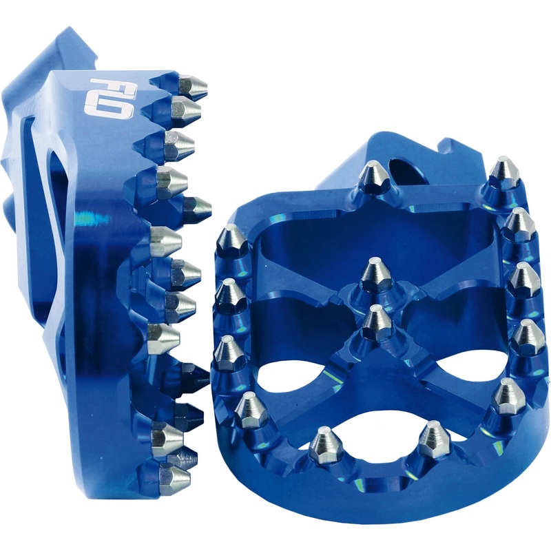 FLO MOTORSPORTS PRO SERIES FOOT PEGS BLUE YAM FPEG-793BLU