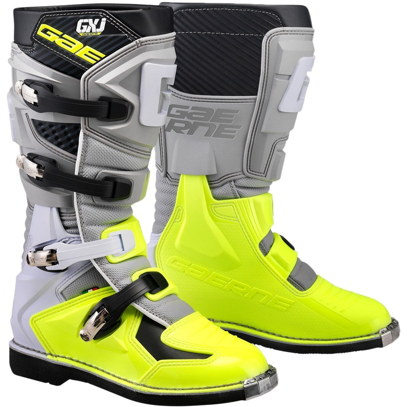 GAERNE GX-J BOOTS GREY/YELLOW FLUO SZ 02 2169-009-02