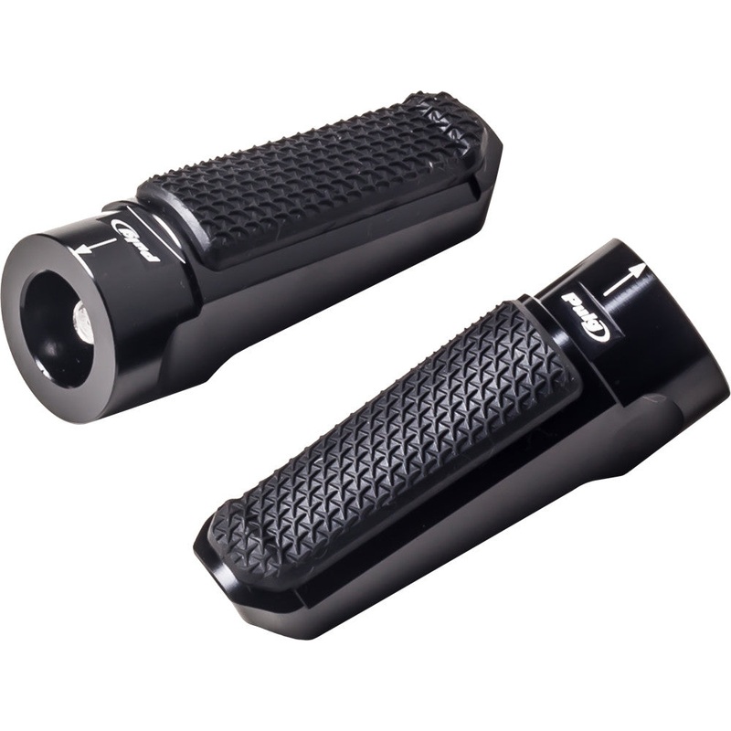 PUIG FOOTPEGS RACING RUBBER BLACK 7318N