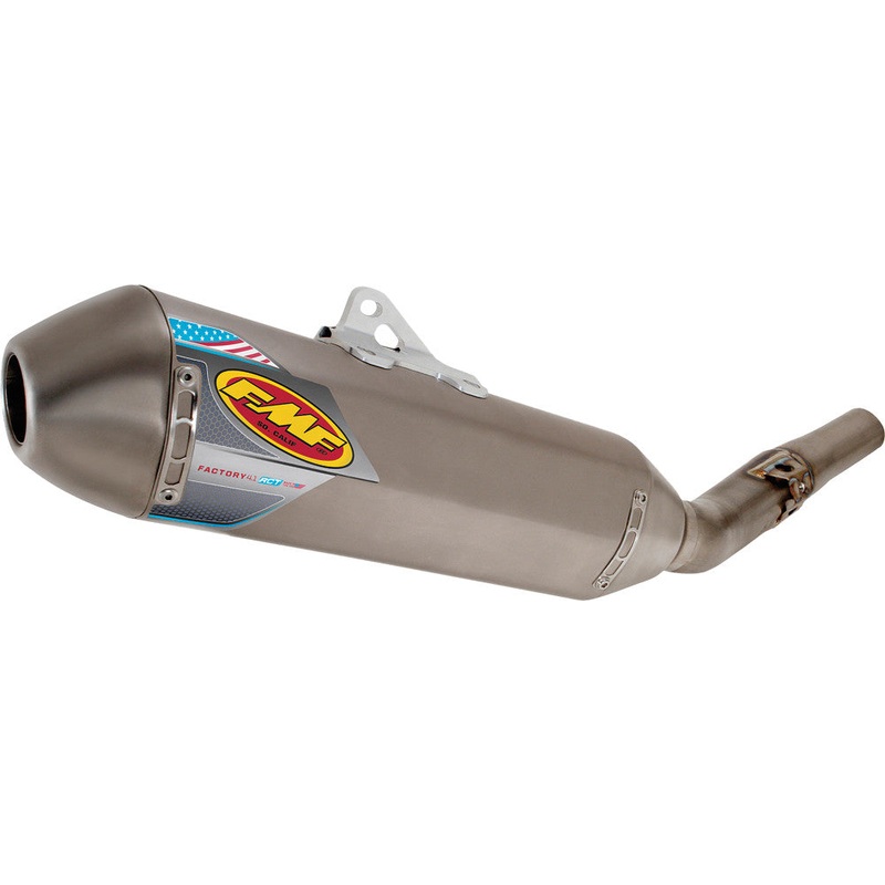 FMF ALUMINUM FACTORY 4.1 RCT SLIP-ON W/STAINLESS ENDCAP 45472