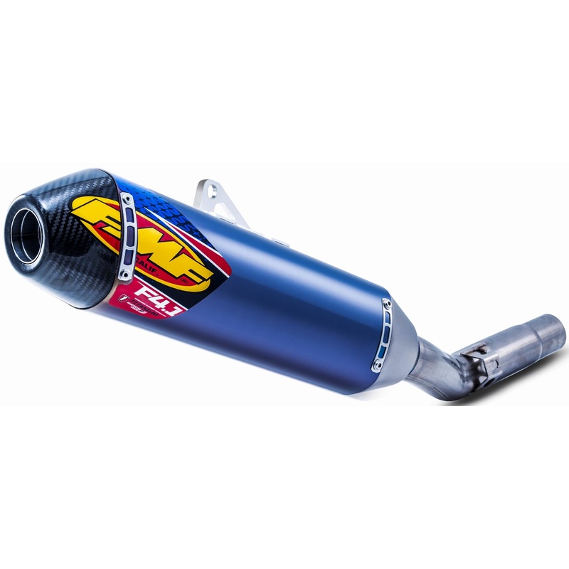 FMF FACTORY 4.1 RCT TITANIUM ANO SLIP-ON W/CARBON CAP 43373