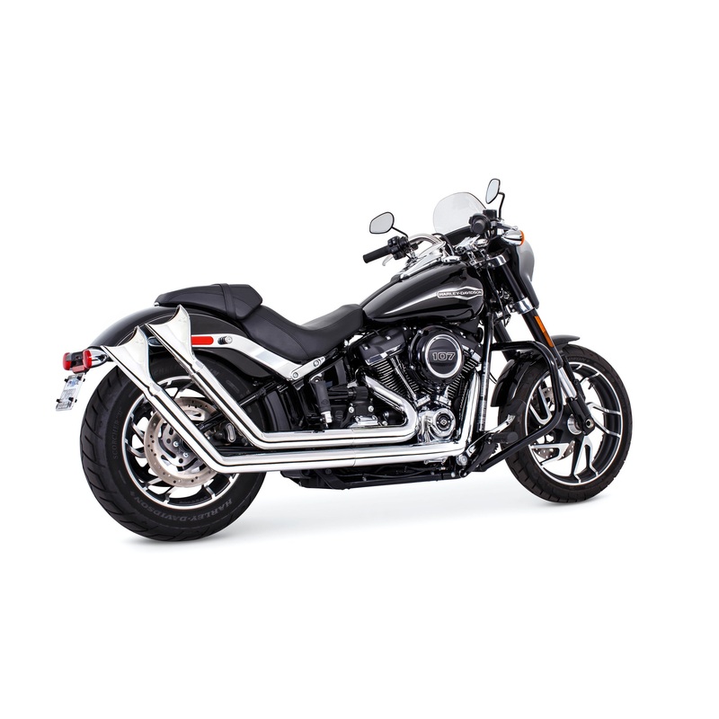 FREEDOM UPSWEEP W/FISHTAILS CHROME M8 SOFTAIL HD00763