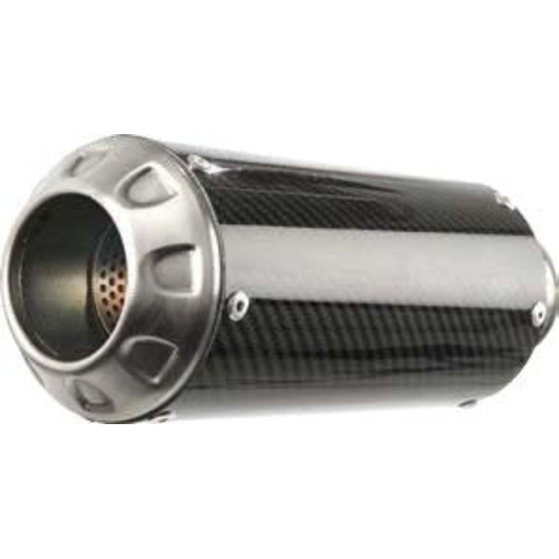 HOTBODIES MGP EXHAUST SLIP-ON CARBON FIBER STAINLESS END CAP 51801-2404