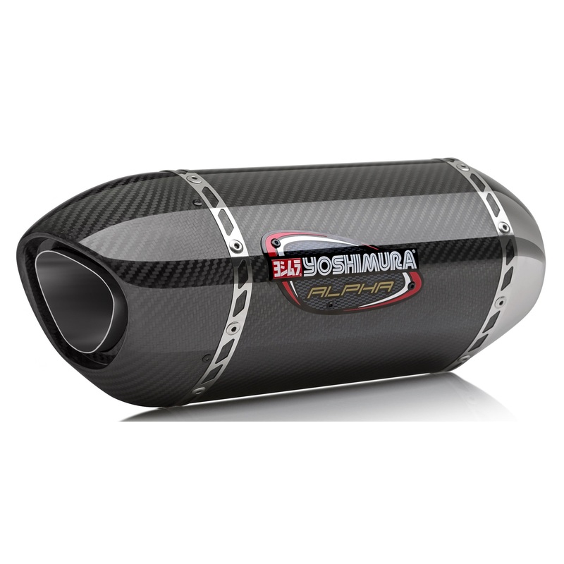 YOSHIMURA EXHAUST SIGNATURE ALPHA SLIP-ON SS-CF-CF 11100EM220