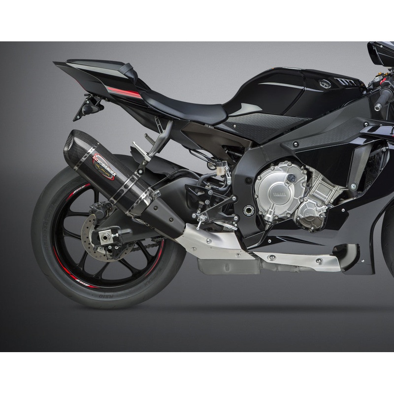 YOSHIMURA EXHAUST SIGNATURE ALPHA SLIP-ON SS-CF-CF 13141EM220
