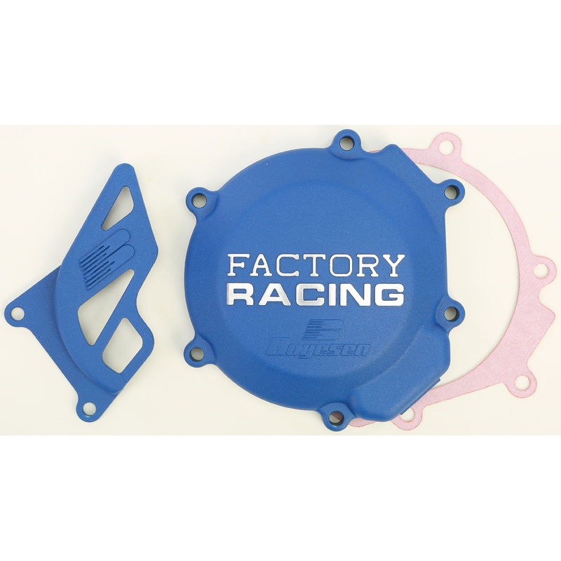 BOYESEN FACTORY RACING IGNITION COVER BLUE SC-10AL
