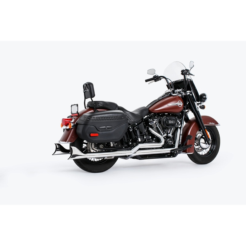 FREEDOM SHARKTAIL DUALS CHROME 2.5"X33" M8 SOFTAIL HD00767