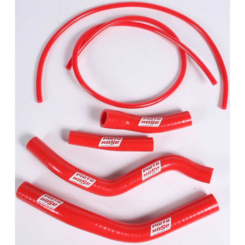 MOTO HOSE SILICONE HOSE KIT (RED) 24-212R