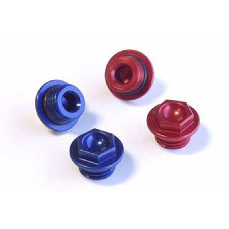 WORKS OIL FILLER PLUG BLUE 24-030