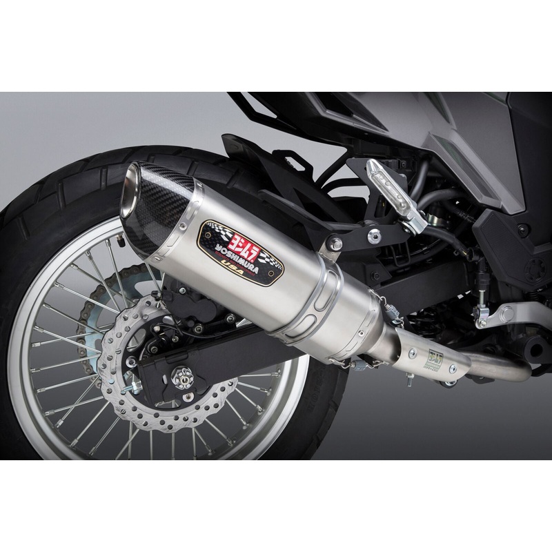 YOSHIMURA EXHAUST STREET R-77 SLIP-ON SS-SS-CF WORKS 14360BJ520