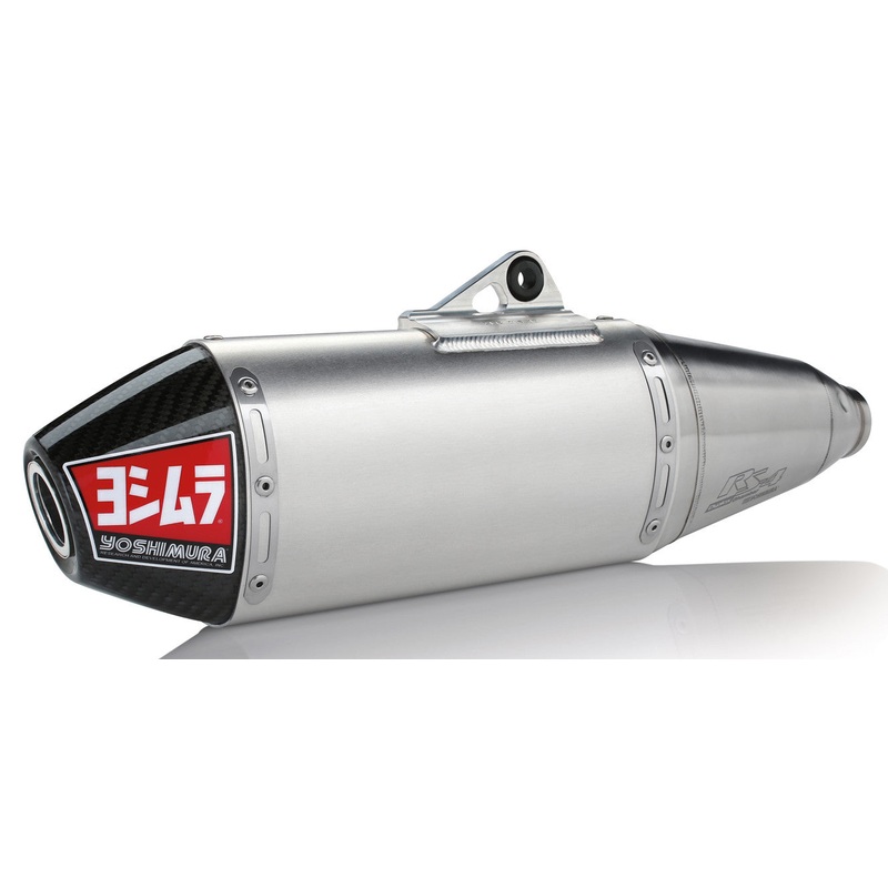 YOSHIMURA RS-4 HEADER/CANISTER/END CAP EXHAUST SYSTEM SS-AL-CF 234810D321