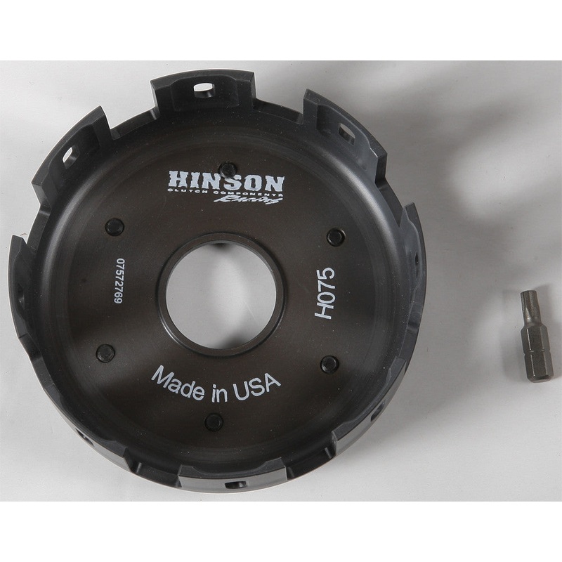 HINSON BILLET CLUTCH BASKET KAW/SUZ H075