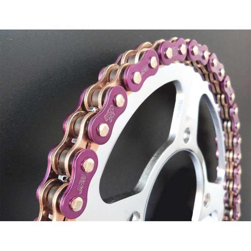 EK ZVX3 CHAIN 520X120 PURPLE 520ZVX3-120AP