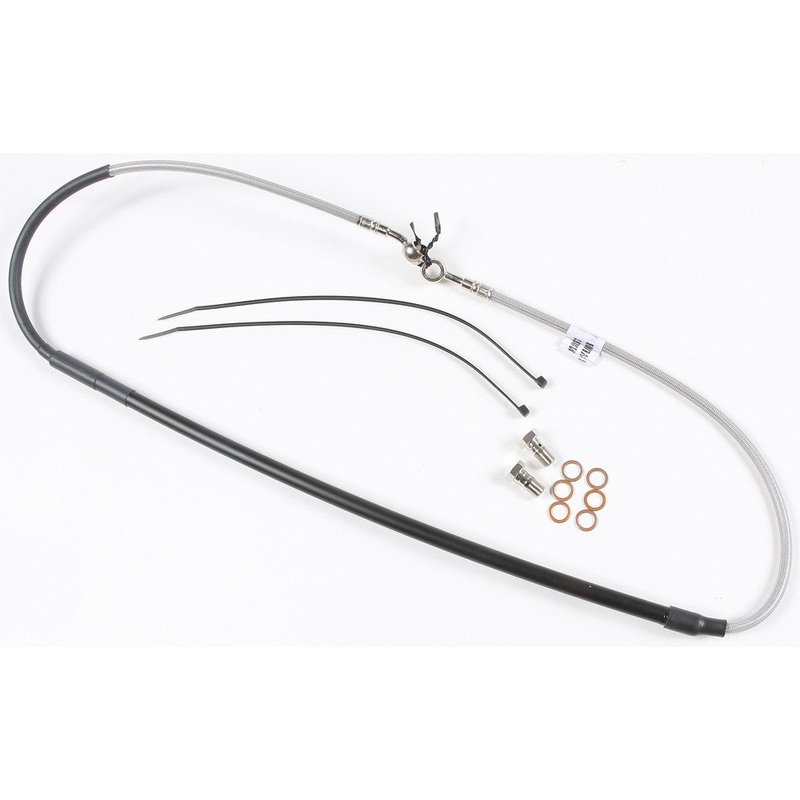 GALFER STEEL BRAKE LINE FRONT YAM FK003D344CR