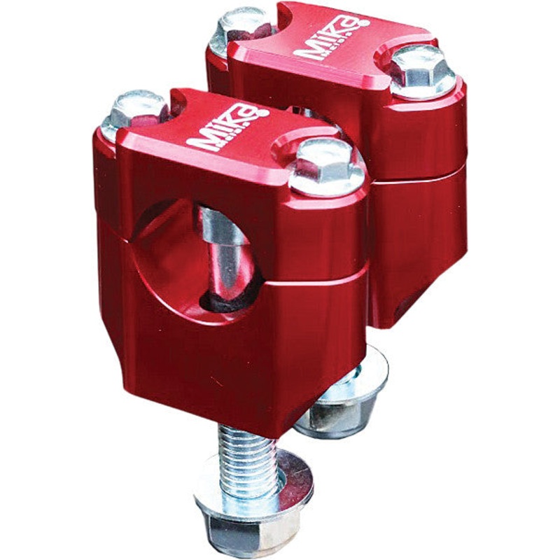 MIKA METALS RUBBER MOUNTED CLAMPS RED 1-1/8" RED MK-RE-118