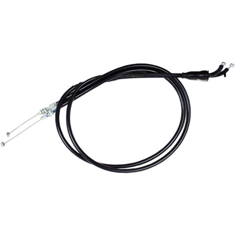 MOTION PRO BLACK VINYL THROTTLE PUSH-PULL CABLE SET 03-0348