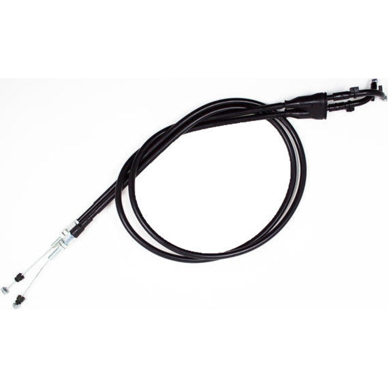 MOTION PRO BLACK VINYL THROTTLE PUSH-PULL CABLE SET 05-0166