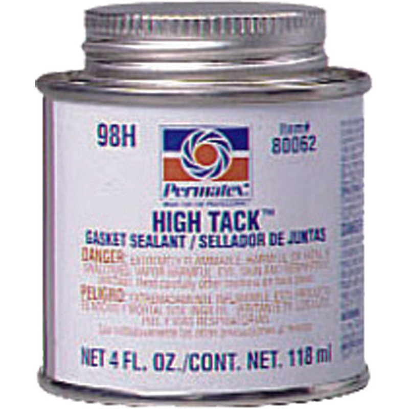 PERMATEX HIGH TACK GASKET SEALANT BRUSH TOP 4OZ 80062