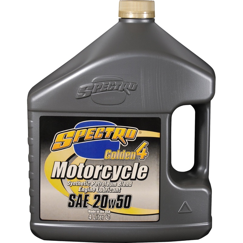 SPECTRO GOLDEN M/C SEMI- SYN 4T 20W50 4 LT U.SG425