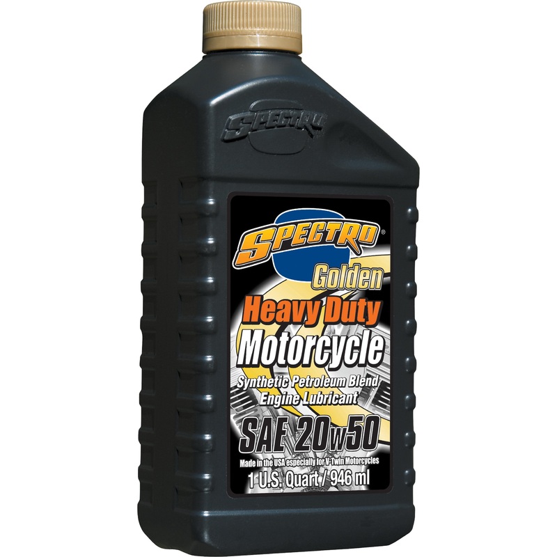 SPECTRO GOLDEN M/C SEMI-SYN HD 20W50 1 QT R.HDG25