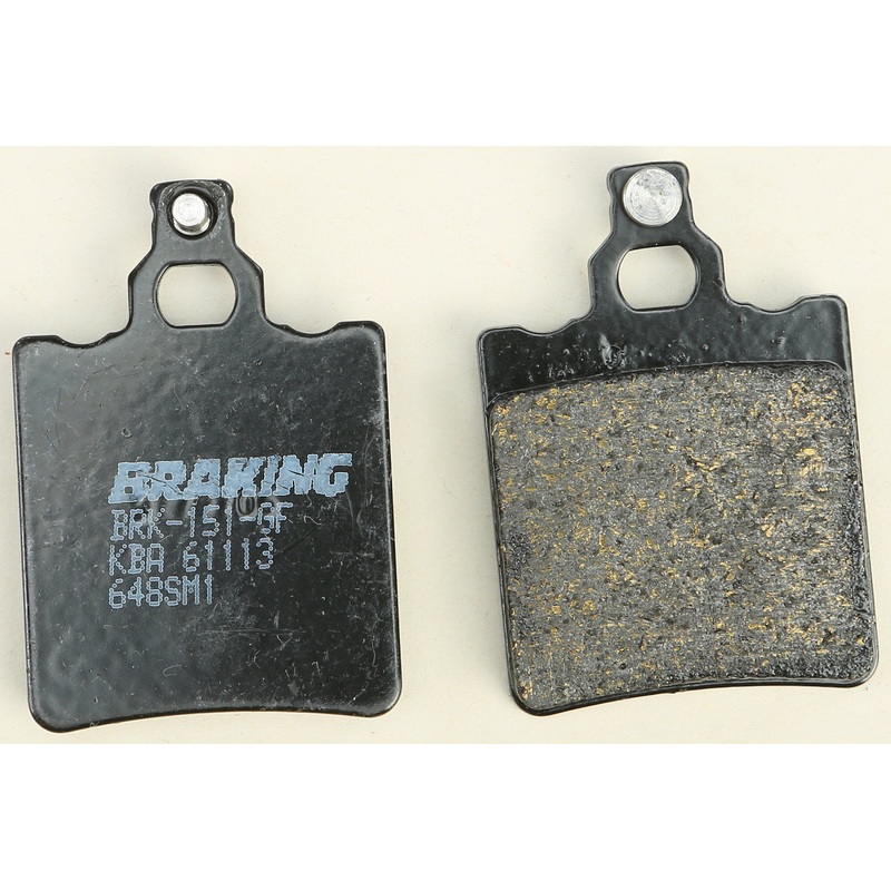 BRAKING BRAKE PAD SET SEMI-METALLIC 648SM1