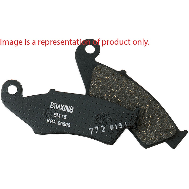BRAKING BRAKE PAD SET SEMI-METALLIC 772SM1