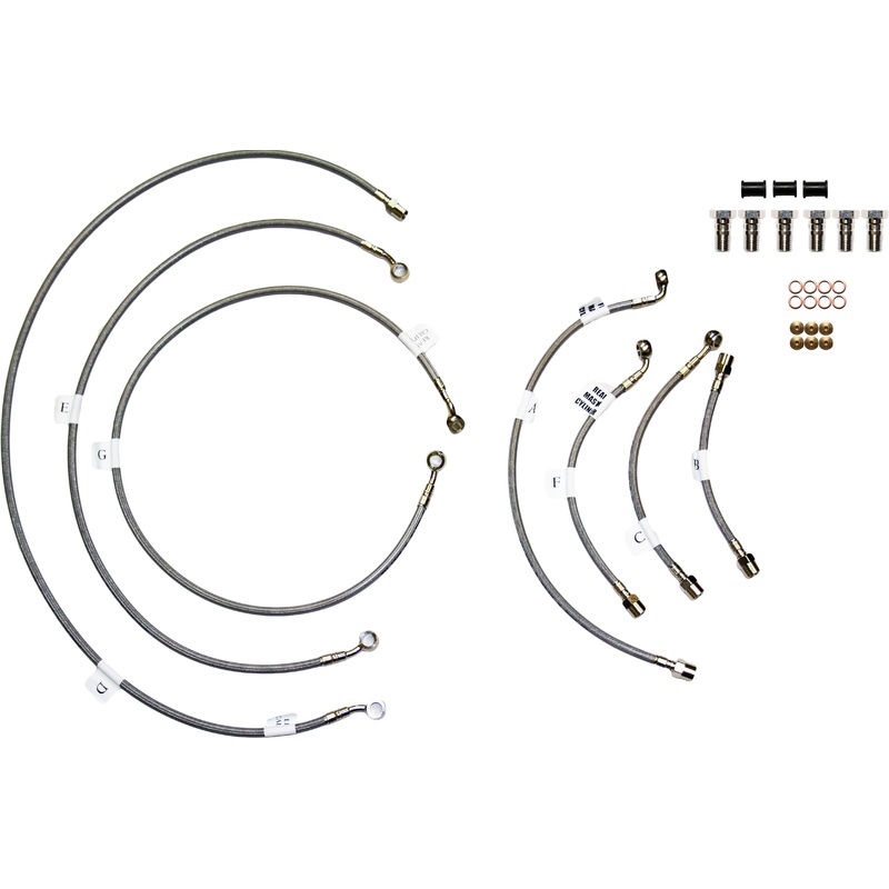 GALFER BRAKE LINE FRONT & REAR FK003D883-5