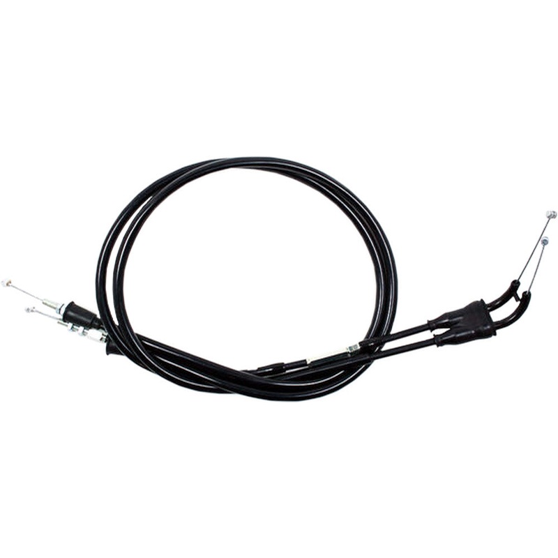 MOTION PRO BLACK VINYL THROTTLE PUSH-PULL CABLE SET 04-0278