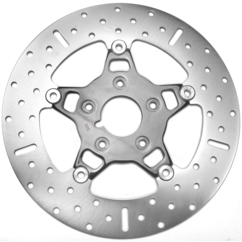 EBC FLOATING BRAKE ROTOR CHROME W/BLACK CENTER FSD009BLK